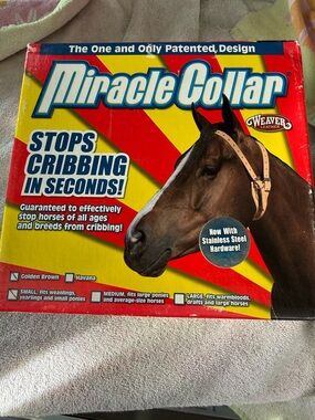 WEAVER Miracle Collar Horse Cribbing Collar - NEW size S fits ponies weanlings